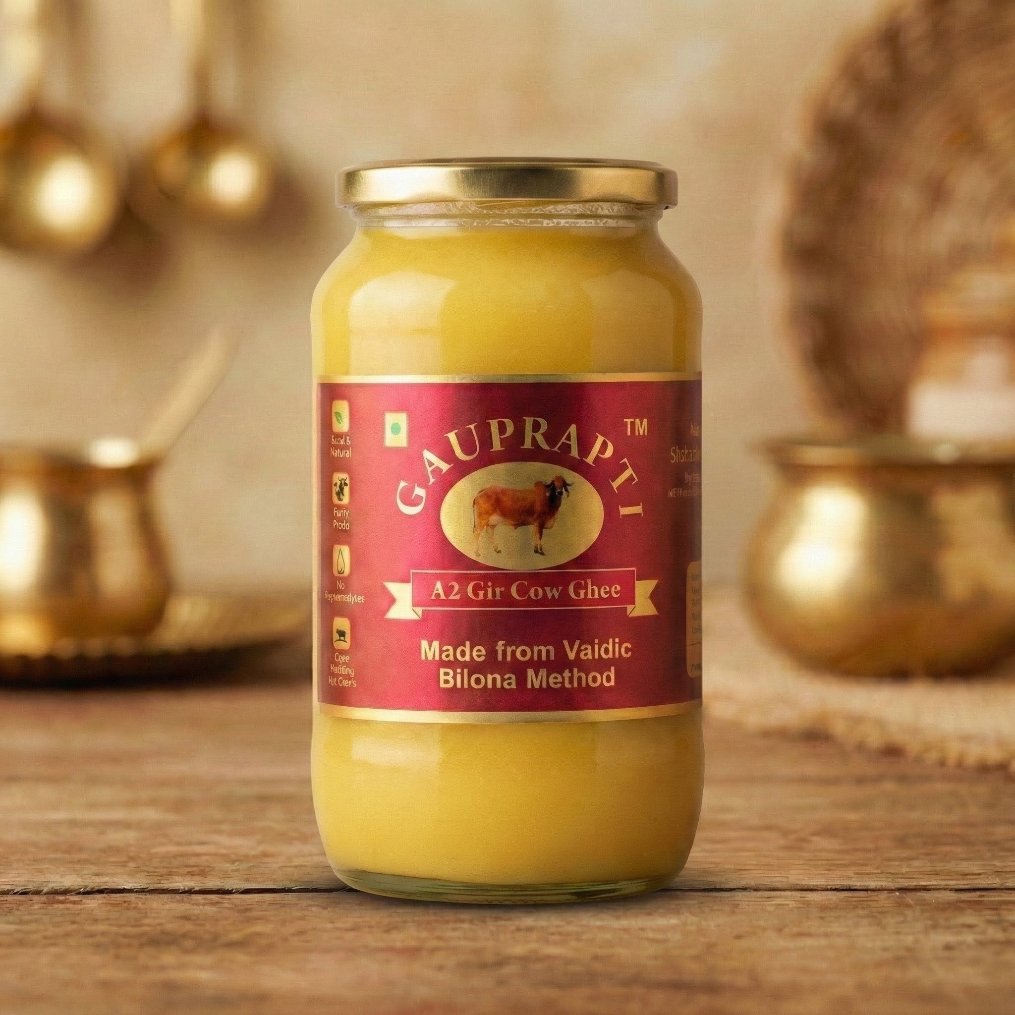 Pure A2 Gir Cow Ghee (1 litre)