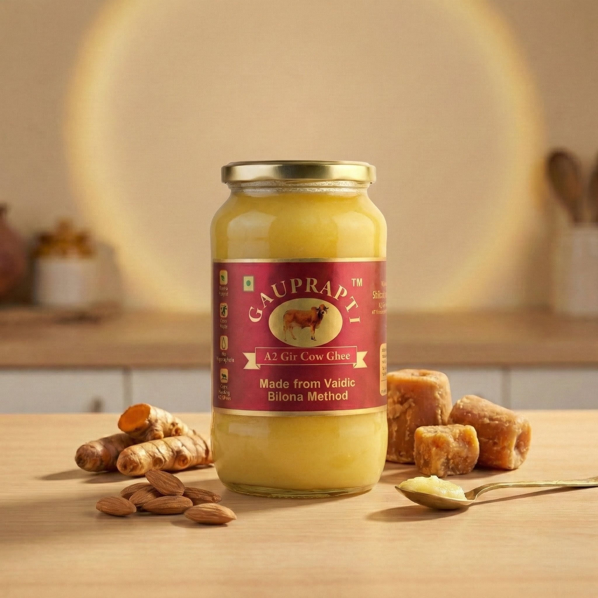 Pure A2 Gir Cow Ghee (1 litre)