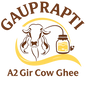 Gauprapti logo for A2 Gir Cow Ghee brand
